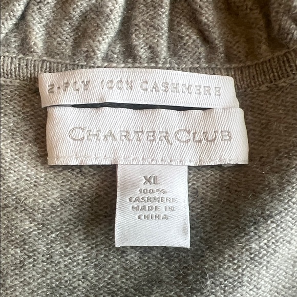 2-Ply 100% Cashmere Women’s Sweater by Charter Club Size XL - Picture 2 of 13